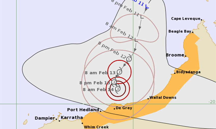 Port Hedland cleared as tropical low nears coast