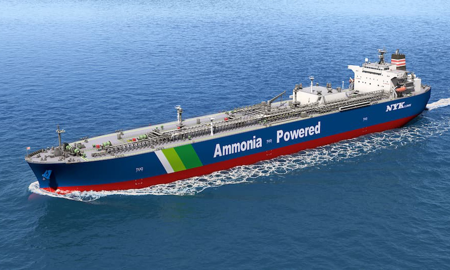 NYK signs “world first” ammonia time charter