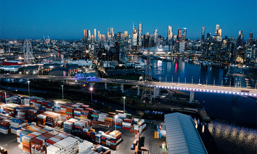 Melbourne container trade sees December uptick