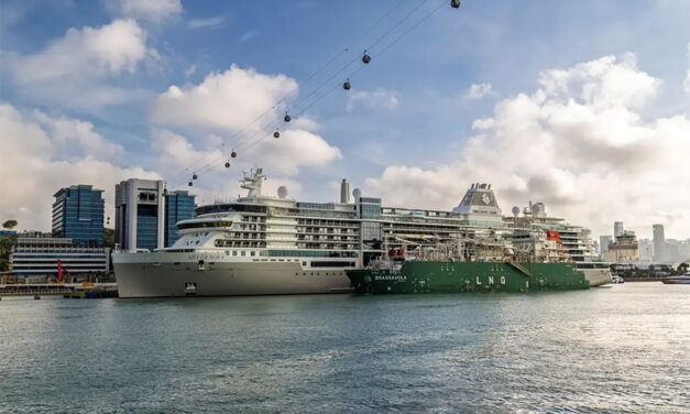 LNG bunkering a cruise ship first