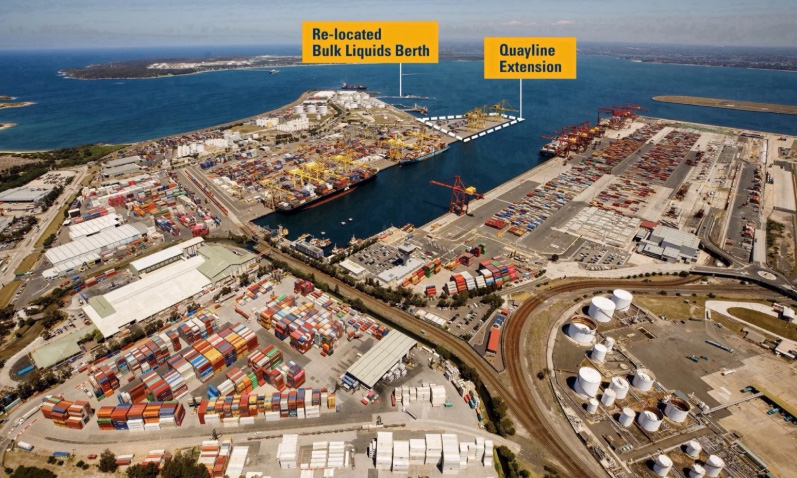 NSW Ports planning Port Botany quayline equalisation